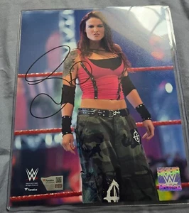 Lita WWE Autogramm Eingang 8x10 Foto Fanatics & WWE Authentic Certs. - Bild 1 von 4