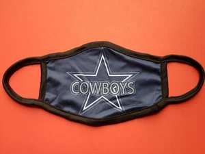 Dallas Cowboys  Face Mask Polyester Material Reusable Washable Made in US - Picture 1 of 1