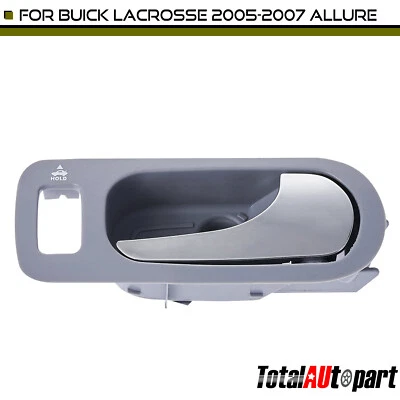 Manija de puerta interior gris cromo para Buick Allure 2005-2009 pasajero delantero derecho Foto 1 de 4