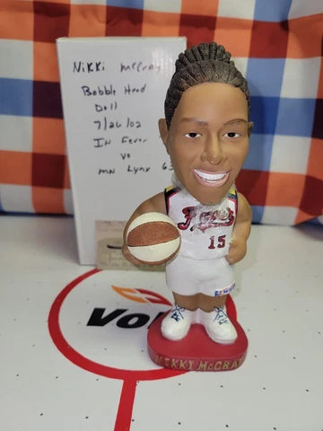 Nikki McCray Indiana Fever Bobblehead SGA 7/26/02 Cover