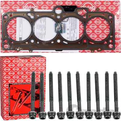 Elring Cylinder Head Gasket + Bolts for 1.9 TDI AUDI A3 A4 A6 VW GOLF 4+5 T5 - Image 1 of 3
