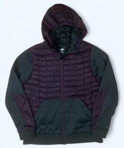 Chaqueta con Capucha The North Face Kilovatt Thermoball Para Hombre Talla MEDIANA Púrpura/Gris - Imagen 1 de 7