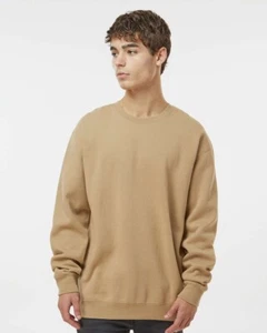 🔥 Independent Trading Co. Men Midweight Crewneck Sweatshirt SIZE M Ss3000 - Picture 1 of 6