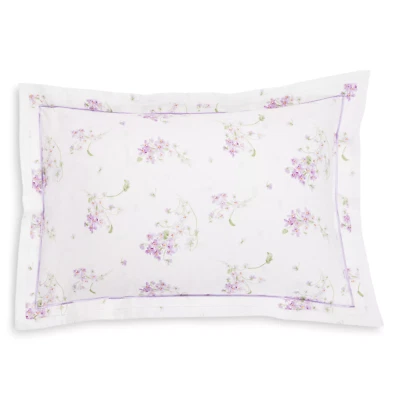 ANNE DE SOLENE VIOLETTE PARME VIOLETS SUFFRAGETTE STANDARD SHAMS PORTHAULT STYLE - Image 1 of 4