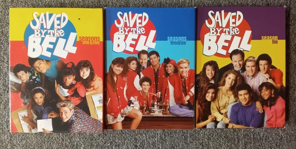 Saved By The Bell The Complete Series Seasons 1 2 3 4 5 1-5 DVDs EX+ CLEAN DVDs - Image 1 of 1