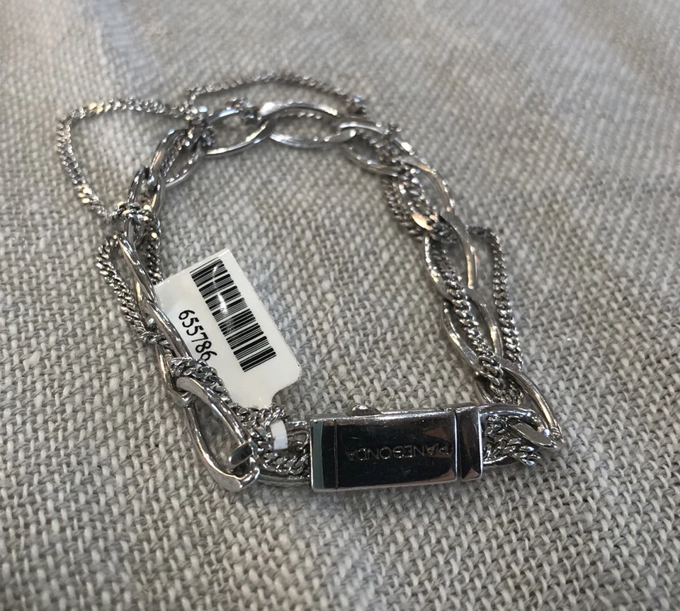 Pulsera PIANEGONDA Cadenas de Ley 925, hecha en Italia, diseñador � Foto 1 de 4