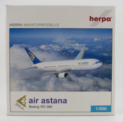 Herpa Air Astana Boeing 767-300 Model - 1:500 - 509503  - P4-KCA - Image 1 of 4