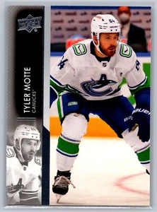 2021-22 Upper Deck #427 Tyler Motte Vancouver Canucks - Picture 1 of 2