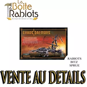 Warhammer 40000 Age of Sigmar Daemons Char de Slaanesh Vente au détail Rabiots - Picture 1 of 48