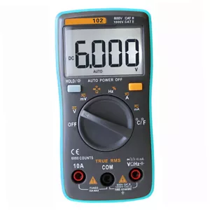 RM102 LCD Digital Multimeter AC/DC Voltage Capacitance Temperature Tester I3E8 - Picture 1 of 8