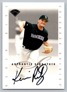 Kevin Ritz Rockies 1996 Leaf Signature Series Autograph - Picture 1 of 2