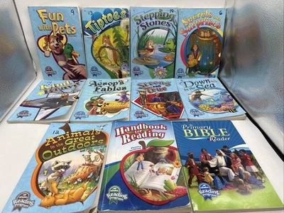 Abeka 1st Grade Reading Set (11 Readers) Fun w Pets, Tiptoes, Aesop’s Fables - Image 1 of 4