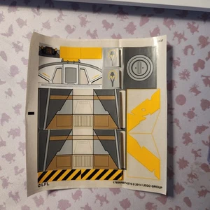 Lego 2014 Star Wars El Fantasma 75073 OEM Hoja de Pegatinas Genuinas 22637 17600 - Imagen 1 de 5