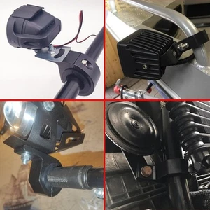 Fog Light Clamp Holder for 22mm For Motorcycle Handlebar and Crash Bar - Picture 1 of 7