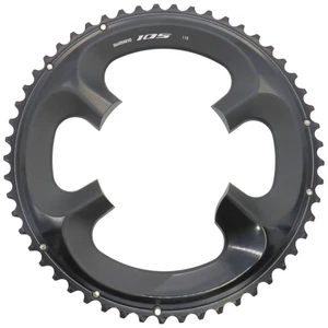 Shimano 105 Chainring FC-R7000 2x11 Speed 110mm PCD 4 Arm Mounting Black -H - Picture 1 of 23