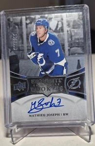 2018-19 Exquisite Collection Rookies Signatures R16 Mathieu Joseph #’d /199 Auto - Picture 1 of 2