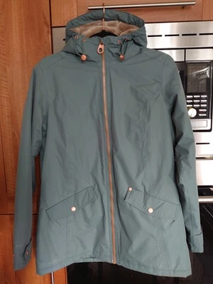 Chaqueta impermeable a prueba de viento Regatta Hydrafort para mujer verde claro talla 12 Foto 1 de 4