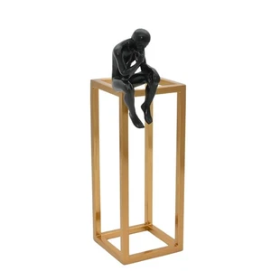 Dekofigur - Moderne figurative Denkerskulptur - Skulptur Architektonische Denker - Bild 1 von 6