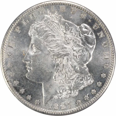 1897-S Morgan Silver Dollar Choice BU Uncertified #874 - Image 1 of 2