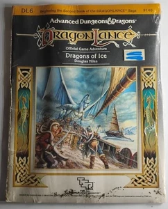 Advanced Dungeons And Dragons DragonLance Dragons Of Ice 1985 DL6 9140 in SW NEU - Bild 1 von 2