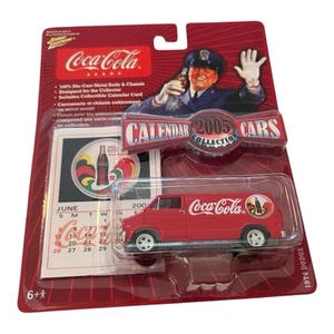 Johnny White Lightning 1976 Dodge Van Coca Cola Kalender Autos Die Cast rot - Bild 1 von 2