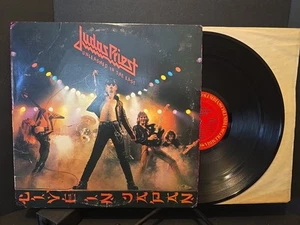 JUDAS PRIEST Unleashed In The East Live / Japan LP 1979 Columbia Vinyl LP VG+/VG - Picture 1 of 8