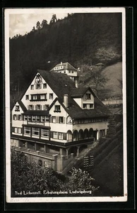 Bad Liebenzell, Ansichtskarte, Erholungsheim Ludwigsburg 1933  - Picture 1 of 2