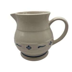 Vtg Longaberger Woven Traditions Small Pitcher Classic Blue 1 QT 32 Oz 1999 USA - Picture 1 of 12