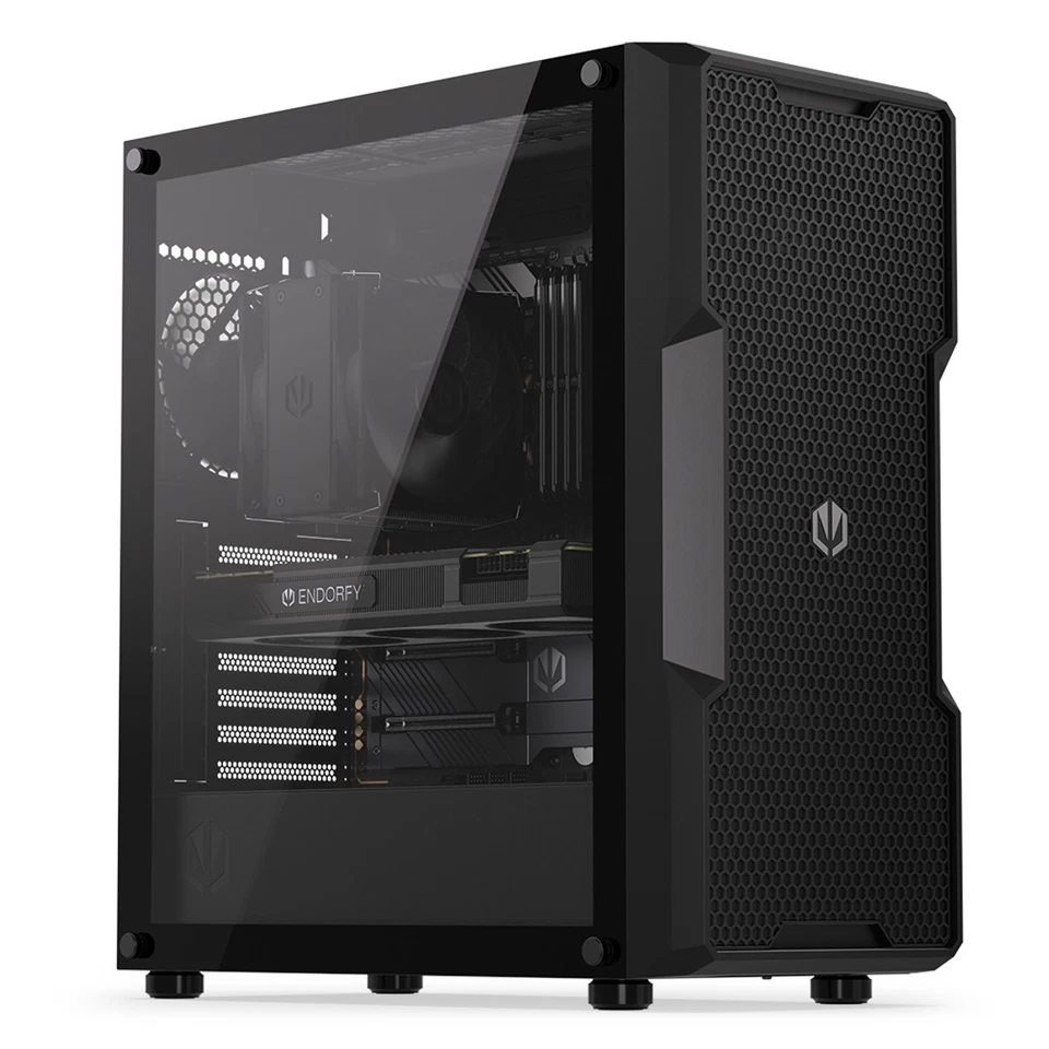 ENDORFY Regnum 400 Air Tower PC Black ATX micro ATX Mini-ITX 16.2 cm 37 cm - Image 1 of 1