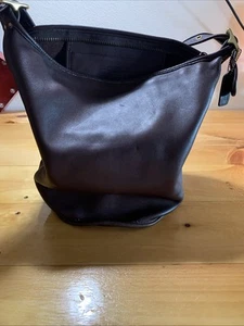 Coach 9085 Vintage Bucket Schultertasche Duffle Sac Fashion Verschluss USA Mahagoni - Bild 1 von 20