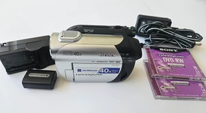 Sony Handycam DCR-DVD108 Digital Camcorder 2 Chargers, Battery, 2 DVD's Tested - Picture 1 of 6
