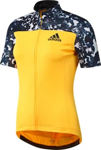 Adidas Mujer Jersey Camiseta Trailracessjsyw Amarillo Transpirable Secado Rápido - Imagen 1 de 2