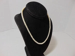 Ivory Faux Pearls 18" Necklace - Picture 1 of 7