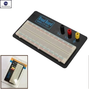 BREADBOARD 830 PUNTI BASETTA SPERIMENTALE PIASTRA CONTATTI BANANE FORI ARDUINO - Imagen 1 de 1