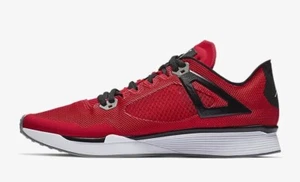 NEW Jordan 89 Racer Men's Size 9.5 Fire Red/Black-White AQ3747 600 Fast Ship - Picture 1 of 1