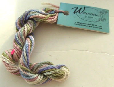 NEW Caron Watercolors 3ply Hand Dyed Cotton Embroidery Floss 10yds -U PICK COLOR - Image 1 of 2