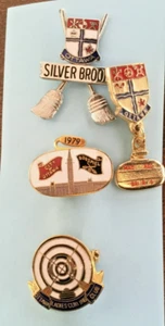 4 CURLING STONE PINS FROM OTTAWA ONTARIO CANADA - Picture 1 of 1