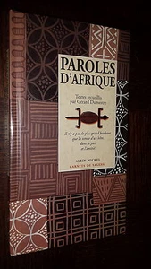 PAROLES D'AFRIQUE - Textes recueillis par Gérard Dumestre 1996 - Picture 1 of 1