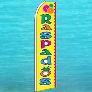 RASPADOS FEATHER FLUTTER FLAG Food Concession Swooper Advertising Sign Banner - Picture 1 of 5