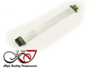 Riser PCI Express 1 Port PCI-E 1x - flexibel - Ladebuchse gepanzert - 235mm - Bild 1 von 1