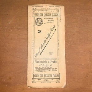TOURING CLUB ITALIANO PLANIMETRIE E PROFILI CICLISTICI #38 OTTONE SCOFFERA DORIA - Foto 1 di 3