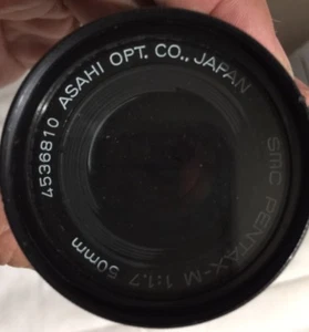 Asahi SMC Pentax-M 50mm F1.7 Camera Lens - Japan - GUC! - Picture 1 of 5
