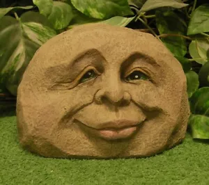 9503 Medium Stone Man Rock Face Latex Fiberglass Production Mold Concrete - Picture 1 of 4