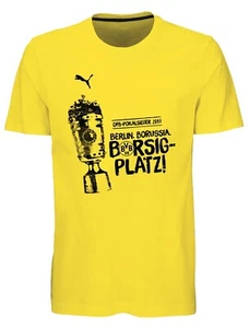 PUMA Kids / Kinder BVB WINNER TEE Pokalfinale 2017 / T-Shirt RETRO SALE - Picture 1 of 1