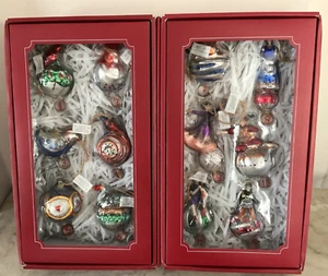 Juego de adornos de vidrio Pottery Barn 12 días de Navidad - (1 roto) - Imagen 1 de 5
