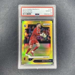 Ben Foster Gold /10 2019-20 Panini Prizm Premier League PSA 10 Watford - Picture 1 of 2