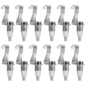 12Pcs Picture Rail Hooks Picture Hanging System Hooks Heavy Duty - Picture 1 of 11
