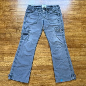 Pantalones cargo de colección años 90 Y2K Abercrombie Fitch mujeres 8 paracaidistas trabajo grunge hip hop - Imagen 1 de 19