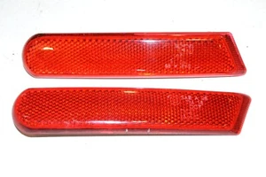 1999-2002 BMW Z3 Rear Bumper LEFT LH / RIGHT RH Side Red Reflector Set OEM - Picture 1 of 11