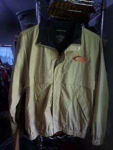 Men's Size Large Devon and Jones Tan Windbreaker - Picture 1 of 1